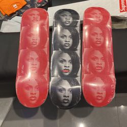 Supreme Lil Kim Skateboard Deck RedSupreme Lil Kim Skateboard Deck