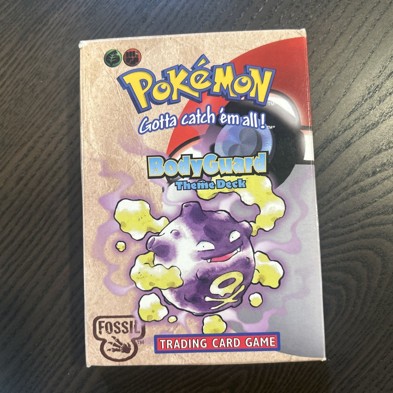 WOTC Pokemon BodyGuard Theme Deck Box ONLY No Cards Vintage 1999