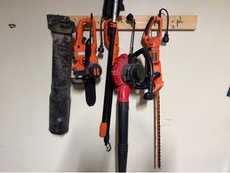 Corded chain saw/ blower/ hedge trimme