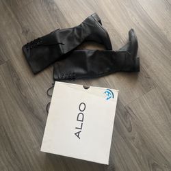 aldo knee high boots size 6.5 like new 