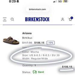 Birkenstock Sandals New