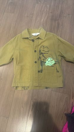 Boys Jurassic World Button Up Jacket 3T