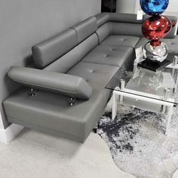 Gray Sectional Sofa 