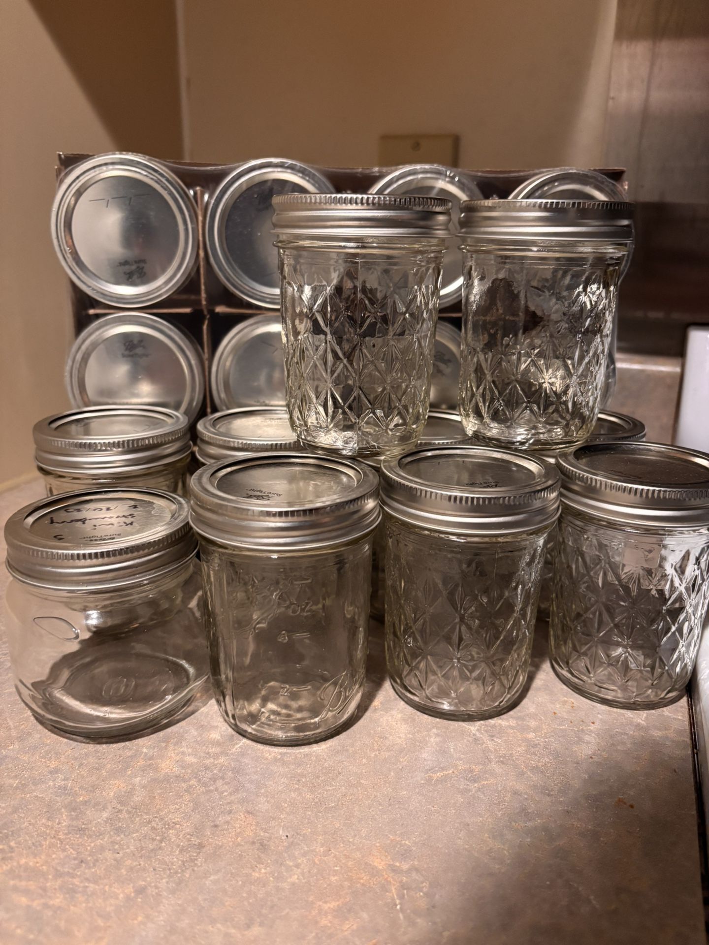 Half Pint Mason Jars