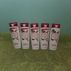 5 Old Spice Body Wash 18oz Moisturize With Shea Butter 