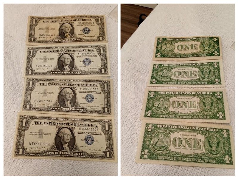1957Bseries 1 Dollar Bills