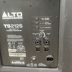 Alto TS212S Powered Subwoofer 