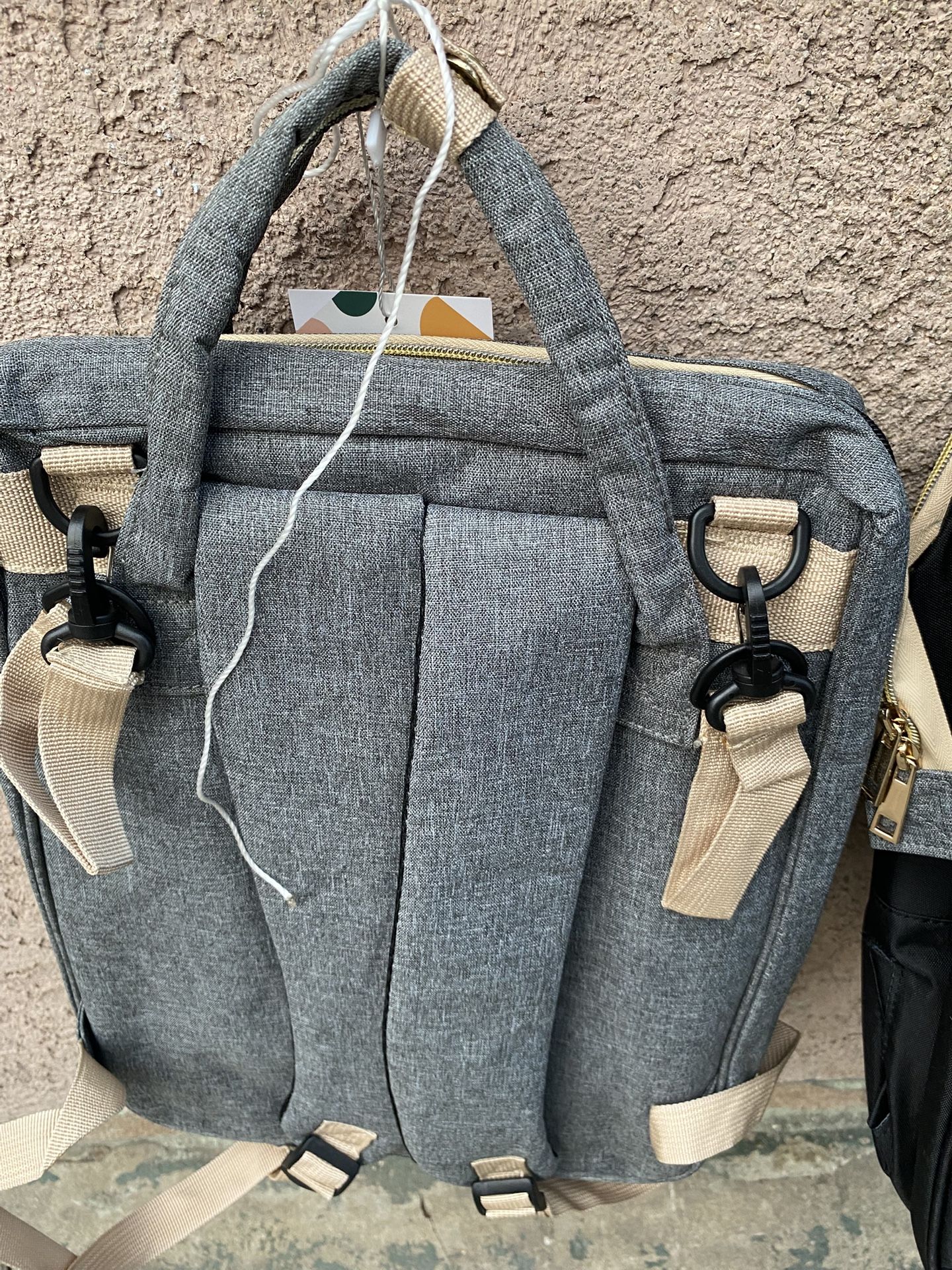 Gray Diaper Backpack