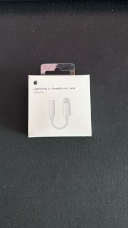 Apple Lightning To Headphone Jack