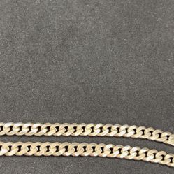 Stainless Steel Cuban Flat link Chain