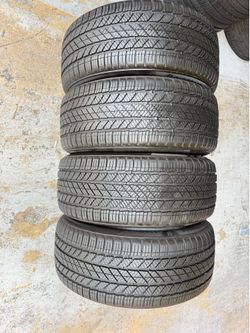 Four Tires 255/50/19 Bridgestone Alenza A/S Ultra with 90% Left like new set