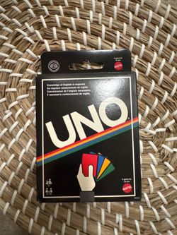 Uno Card Game Retro Edition - Mattel, Sealed Brand New