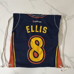 Warriors Monte Ellis #8 Drawstring Backpack