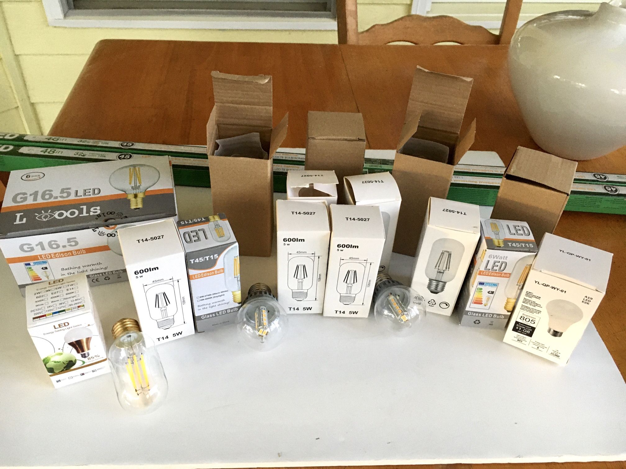23 Brand New LED Light Bulbs