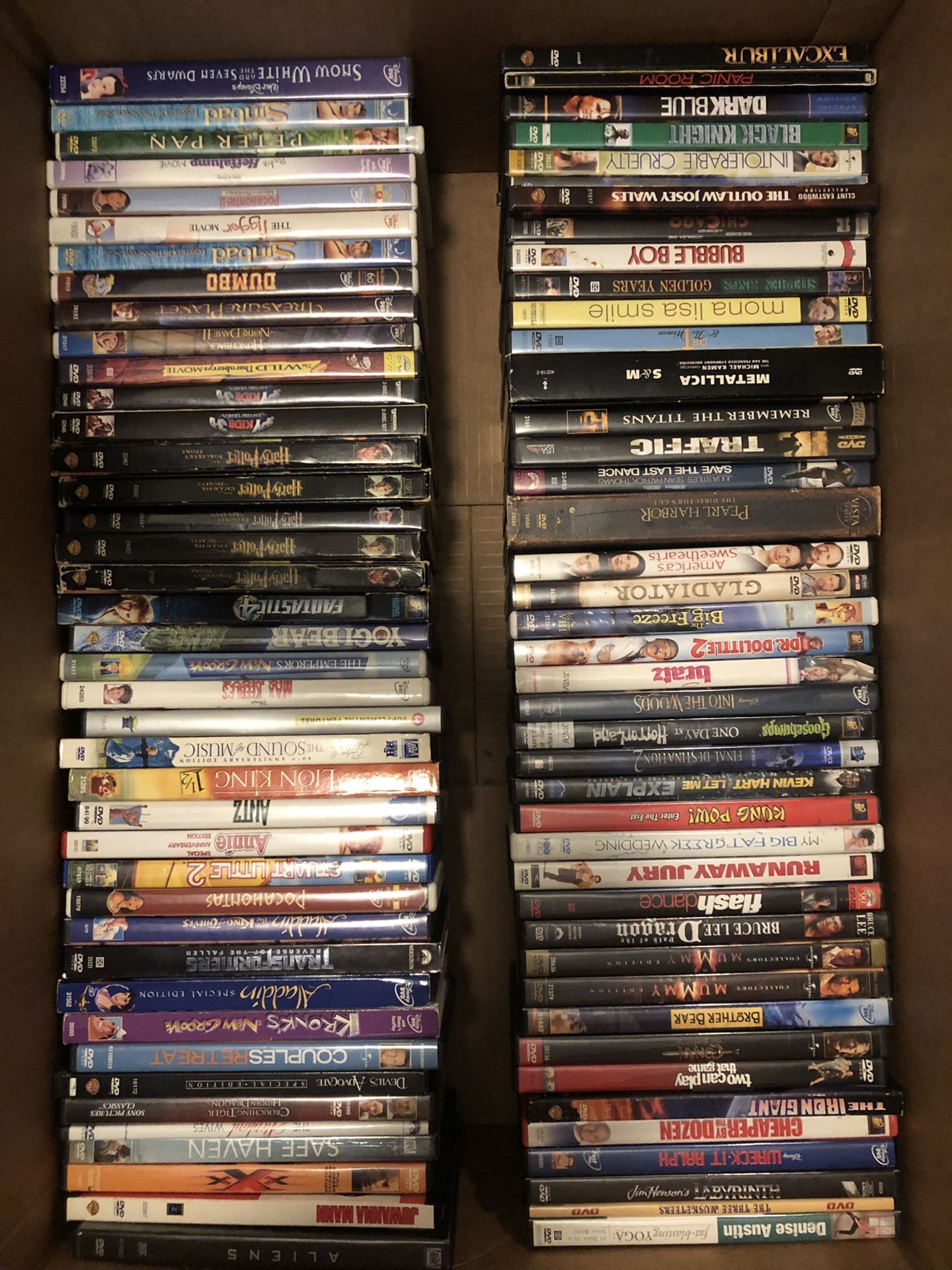 200+ dvds. $1each