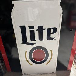 Miller Lite Metal Sign For Mancave