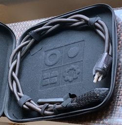 Audioquest NRG Thunder High Current 15Amp 1 Meter A/C Power Cable with 72V DBS