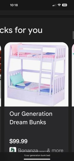 Our Generation Dream Bunk Beds