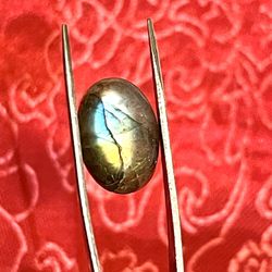 Oval Fiery Labradorite Cabochon