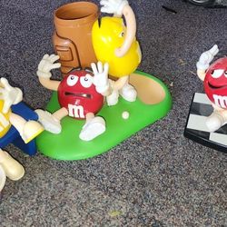 Vintage M&M Candy Dispensers X3