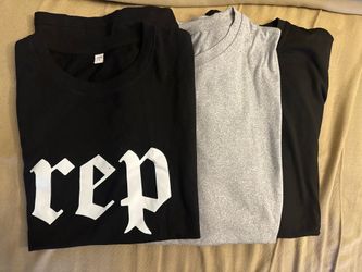 Black & gray men’s sleeveless shirts size L. take all for $10. Pick up in Whittier