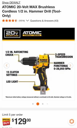 Dewalt hammer drill