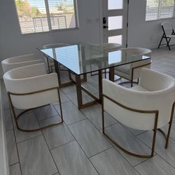 Glass Dining Table 
