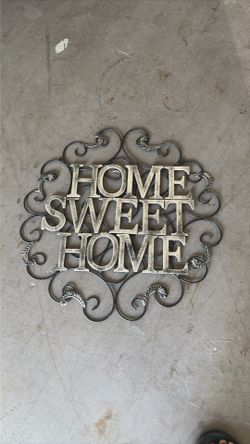 Home sweet home sign