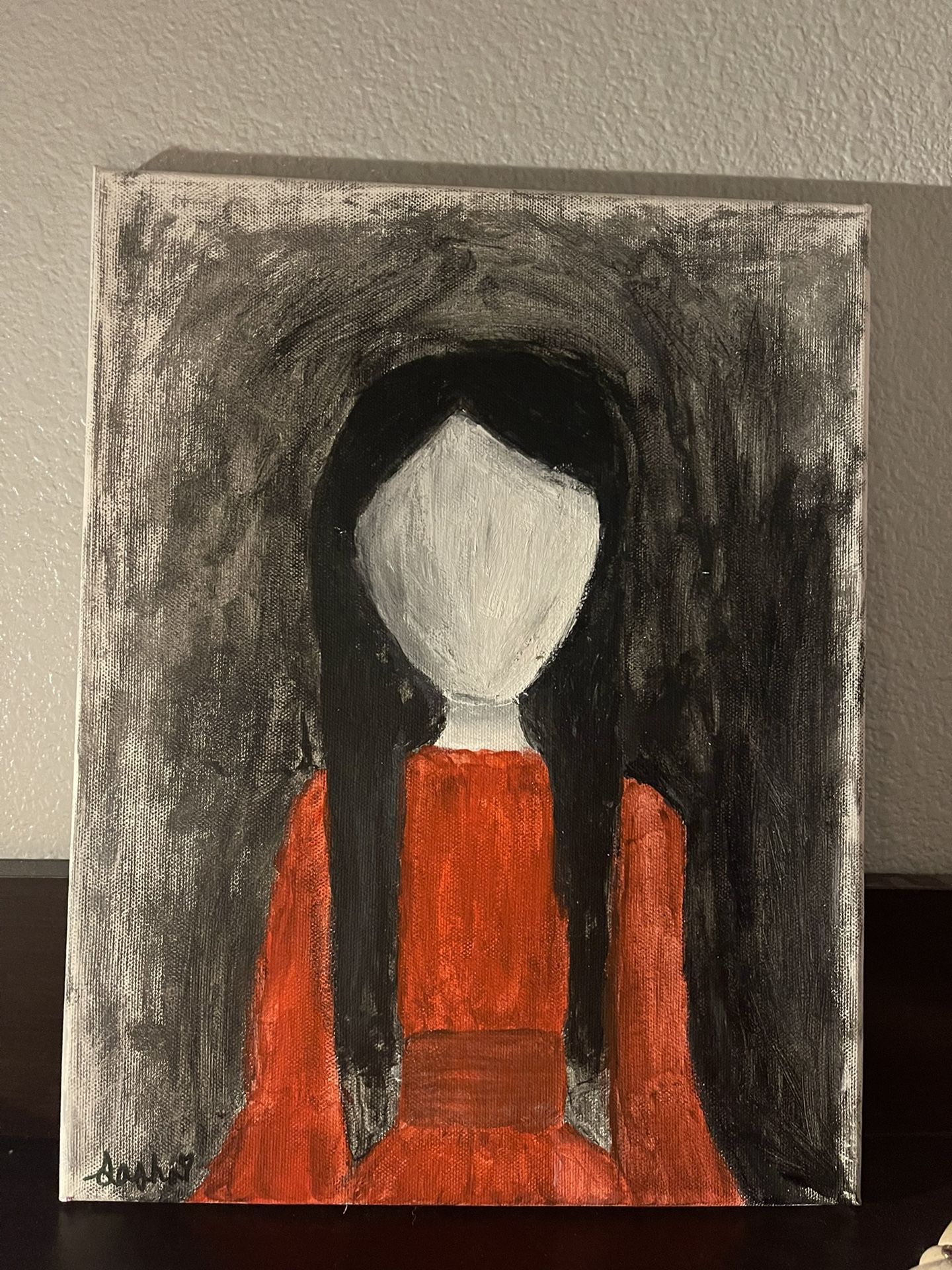 Slender-women (Halloween Painting) 