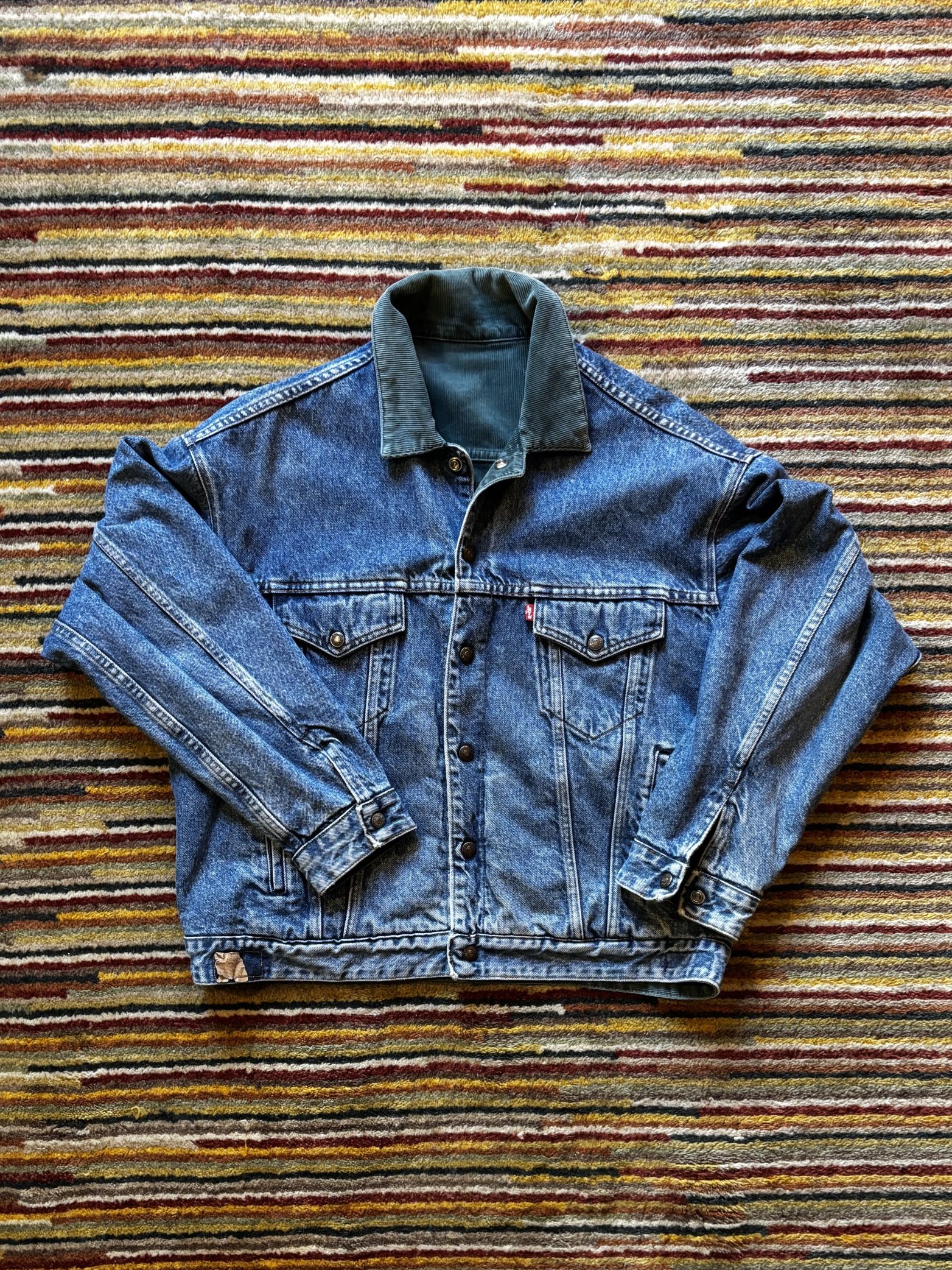 Vintage Rare Levis Reversible Jacket