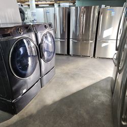 Huge Liquidation Store Full Of Nice Refurbished Certified Refrigerator Washer Dryer Stove Stackable Free Warranty Samsung GE WHIRLPOOL LG BOSH KENMORE