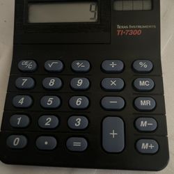 Vintage Texas Instruments TI-7300/S Solar Desktop Calculator