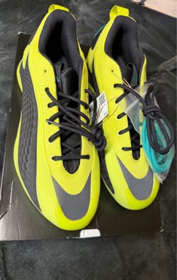 Nike Basketball Sneakers Neon Yellow Black