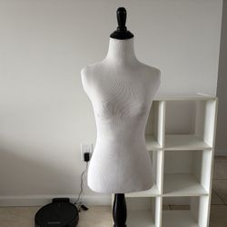 White Fabric Mannequin Torso
