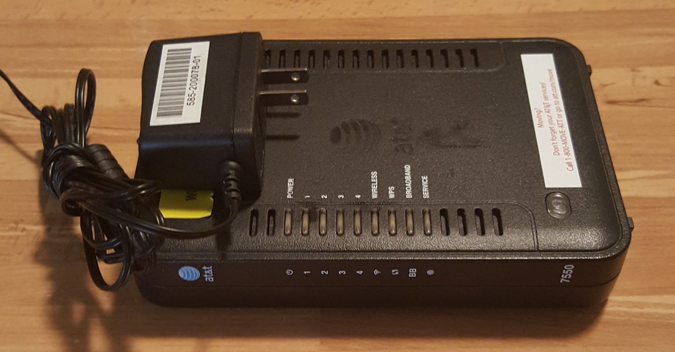 AT&T INTERNET MODEM
