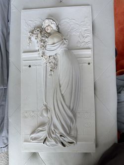 Porcelain art wall or stand