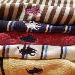 5× Xl Ralph Lauren Polo Shirts Lot