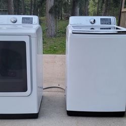 Samsung X Large Capacity Washer &  Electric Dryer