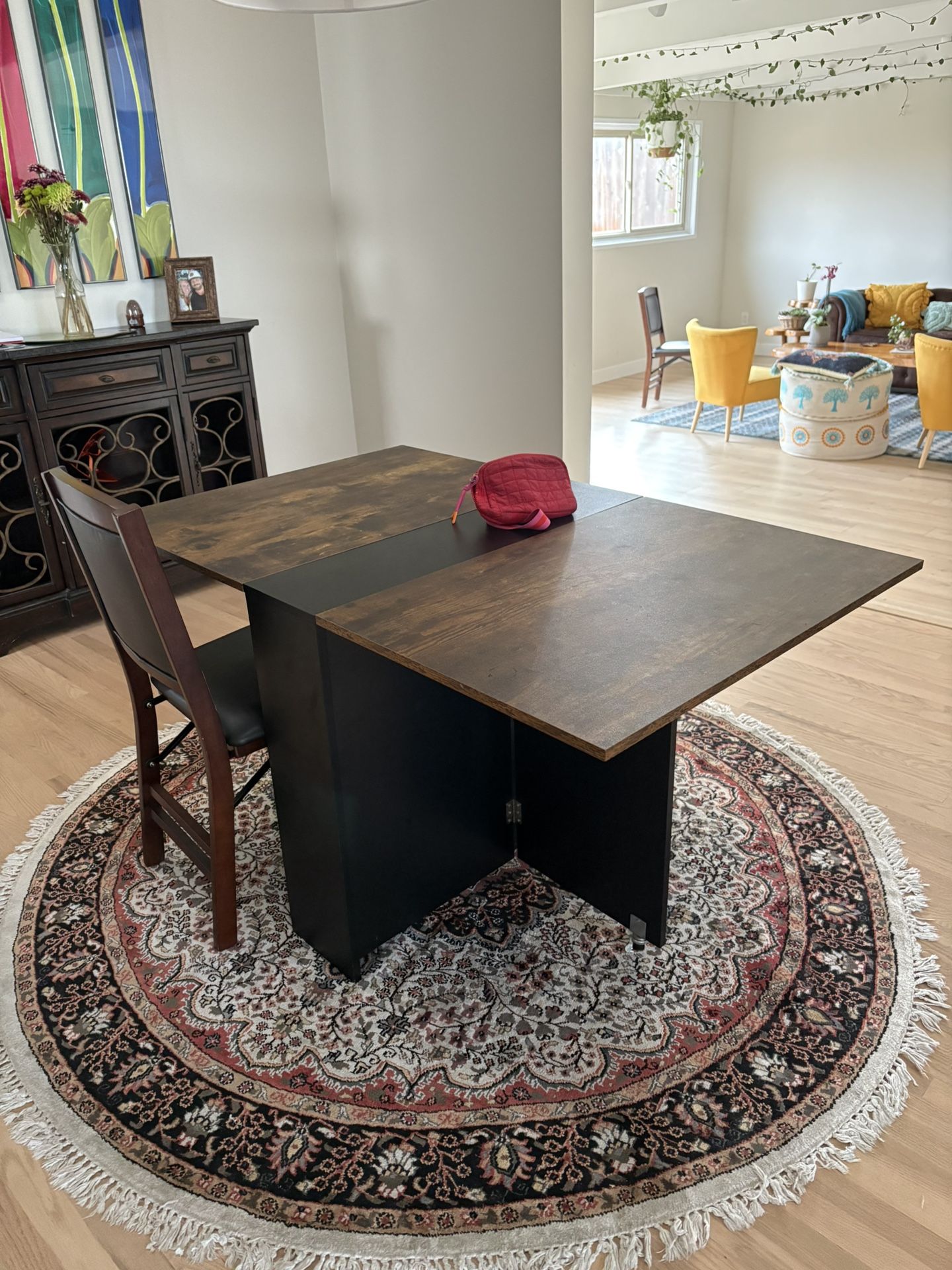 Folding Dining Table With Storage 