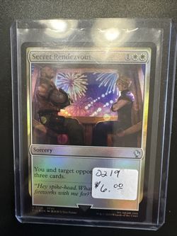 Magic The Gathering MTG SECRET RENDEZVOUS (219) FOIL Final Fantasy NM Sleeved for Sale in Glendale, AZ - OfferUp Magic The Gathering MTG SECRET RENDEZVOUS (219) FOIL Final Fantasy NM Sleeved for Sale in Glendale, AZ - OfferUp