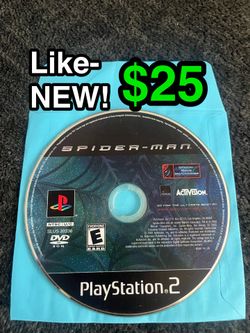 🕷️ Like-NEW PS2 Spider-Man (disc) • $25 🎮