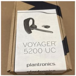NEW Plantronics Voyager 5200UC Wireless Bluetooth headset