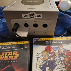GameCube With Games Lowered