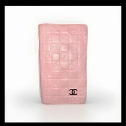 Pink Chanel Lambskin Wallet Leather