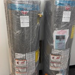 New Water Heater Rheem Propane 