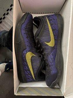 Nike Kobe Basketball Sneakers Purple Gold