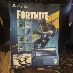 PlayStation skin with 1000 v bucks and other stuff