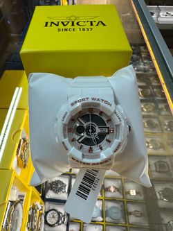 INVICTA CELESTIAL MENS & WOMENS WATCH 44MM WHITE BAND AND METAL DIAL 70323