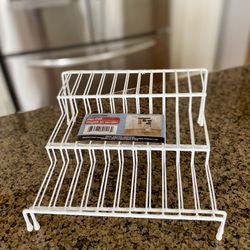 Kitchen Tiered Spice Racks Shelf Set Of 2