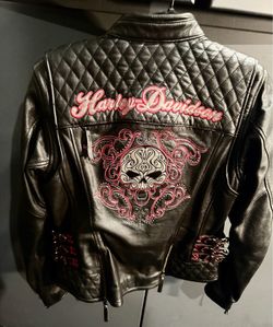 Leather jacket  medium size
